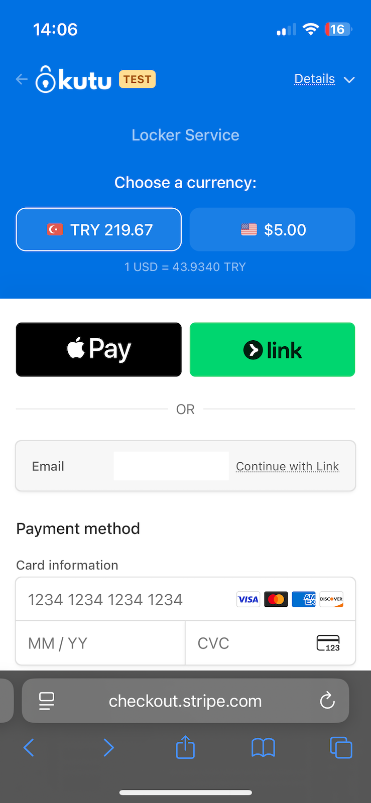 Pay and Get Your Passcode