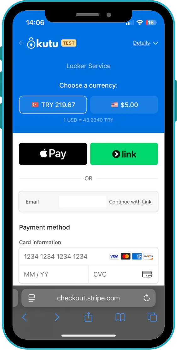 Pay and Get Your Passcode